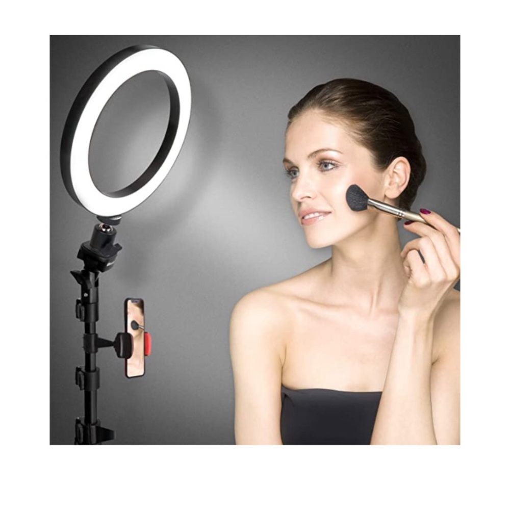 UBeesize 8" Selfie Ring Light with Tripod Stand & Cell Phone Holder